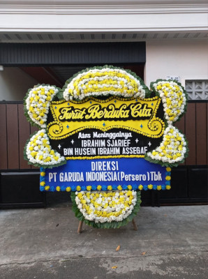 Papan Bunga Duka di Kembang Janggut