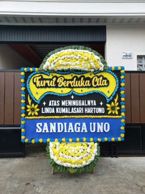 Papan Bunga Duka di Kembang Janggut